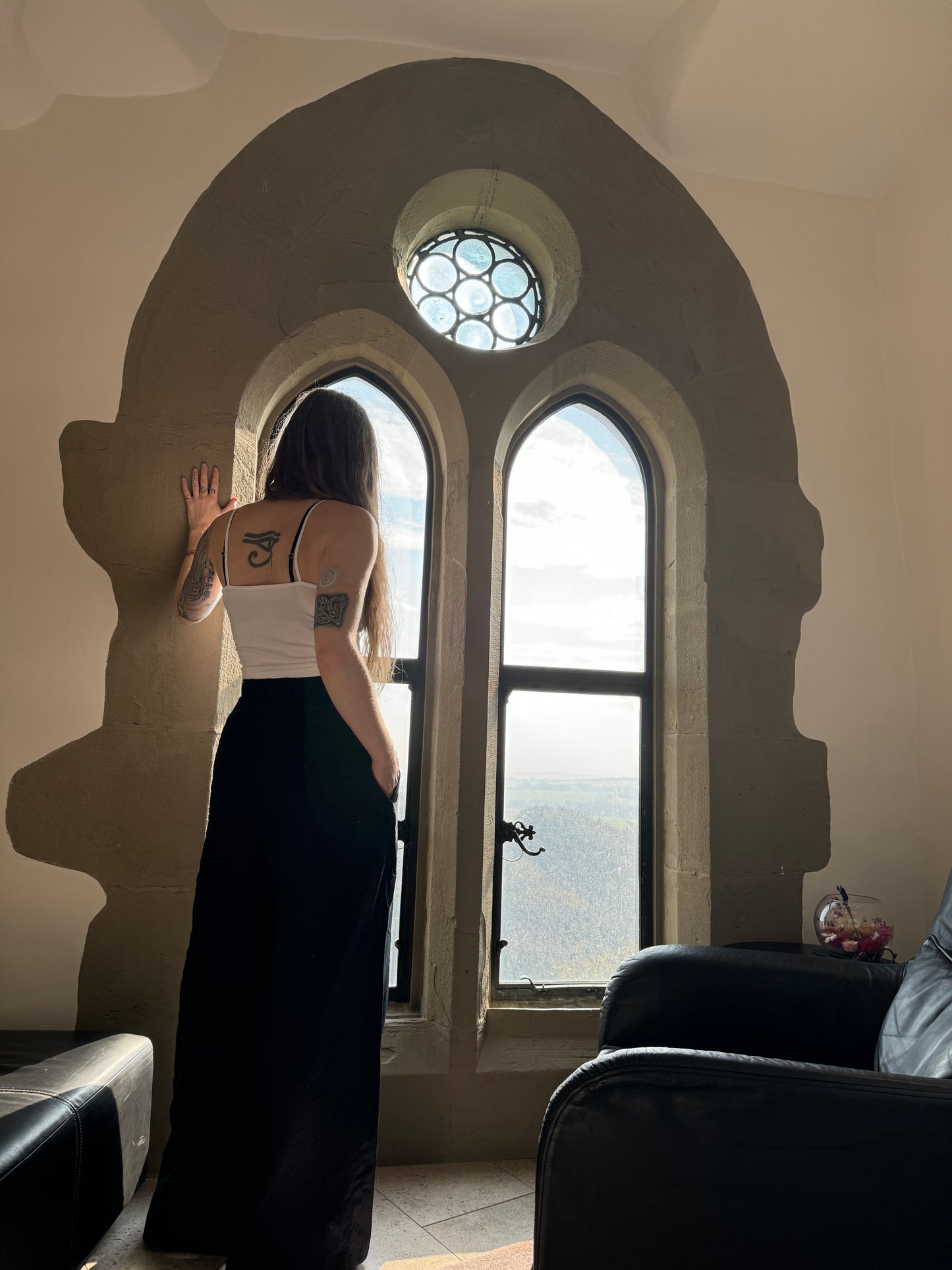 Wide leg pants