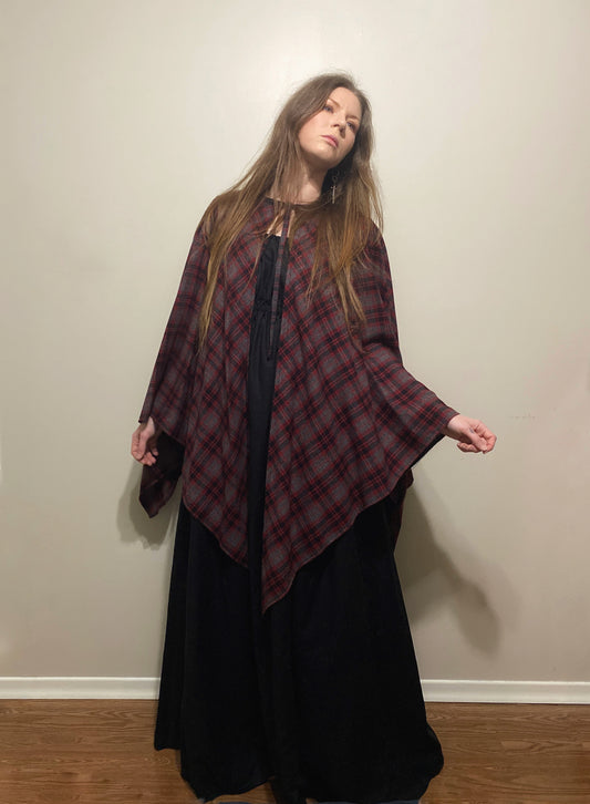 Plaid Cape